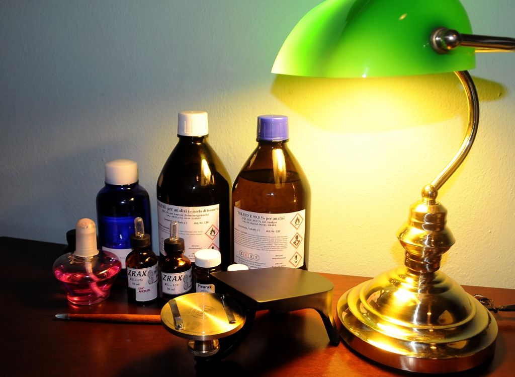 Il mio primo vetrino finito con diatomee arrangiate